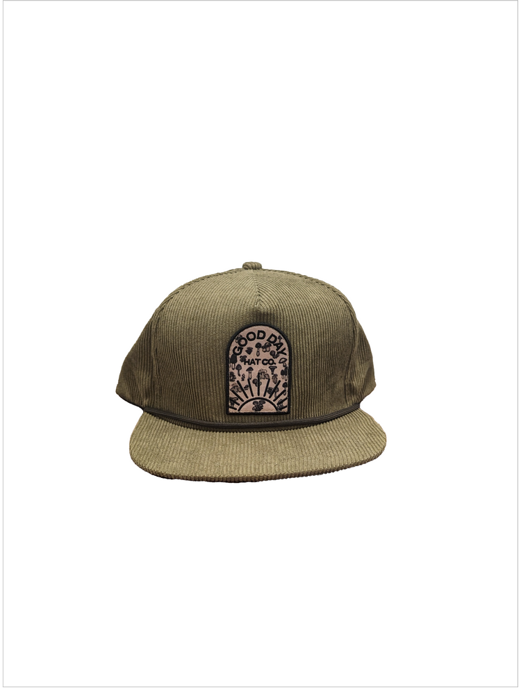 Corduroy Snapback with Fungi Patch