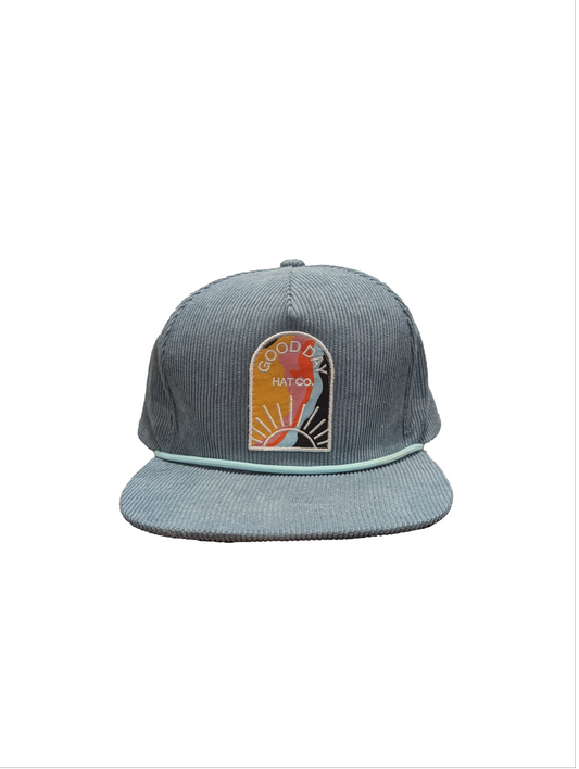 Corduroy Snapback with Multi-Color Patch